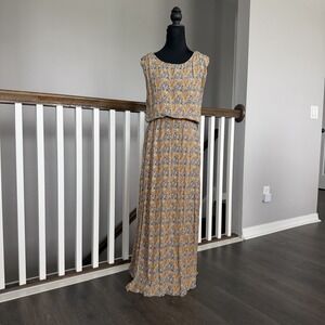 halle printed halter maxi dress Natural Life's new Halle printed halter maxi dress